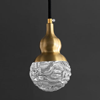 Tavirace Suspension Glam en Laiton et Verre