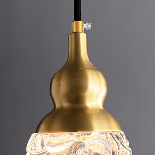 Tavirace Suspension Glam en Laiton et Verre