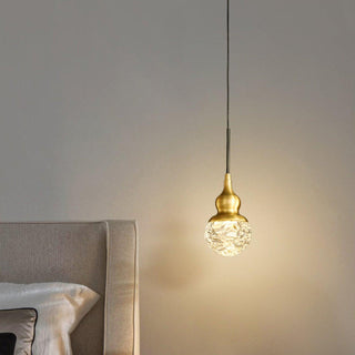 Tavirace Suspension Glam en Laiton et Verre