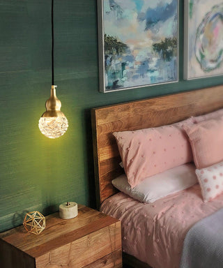 Tavirace Suspension Glam en Laiton et Verre