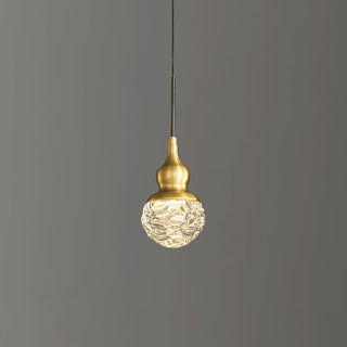 Tavirace Suspension Glam en Laiton et Verre