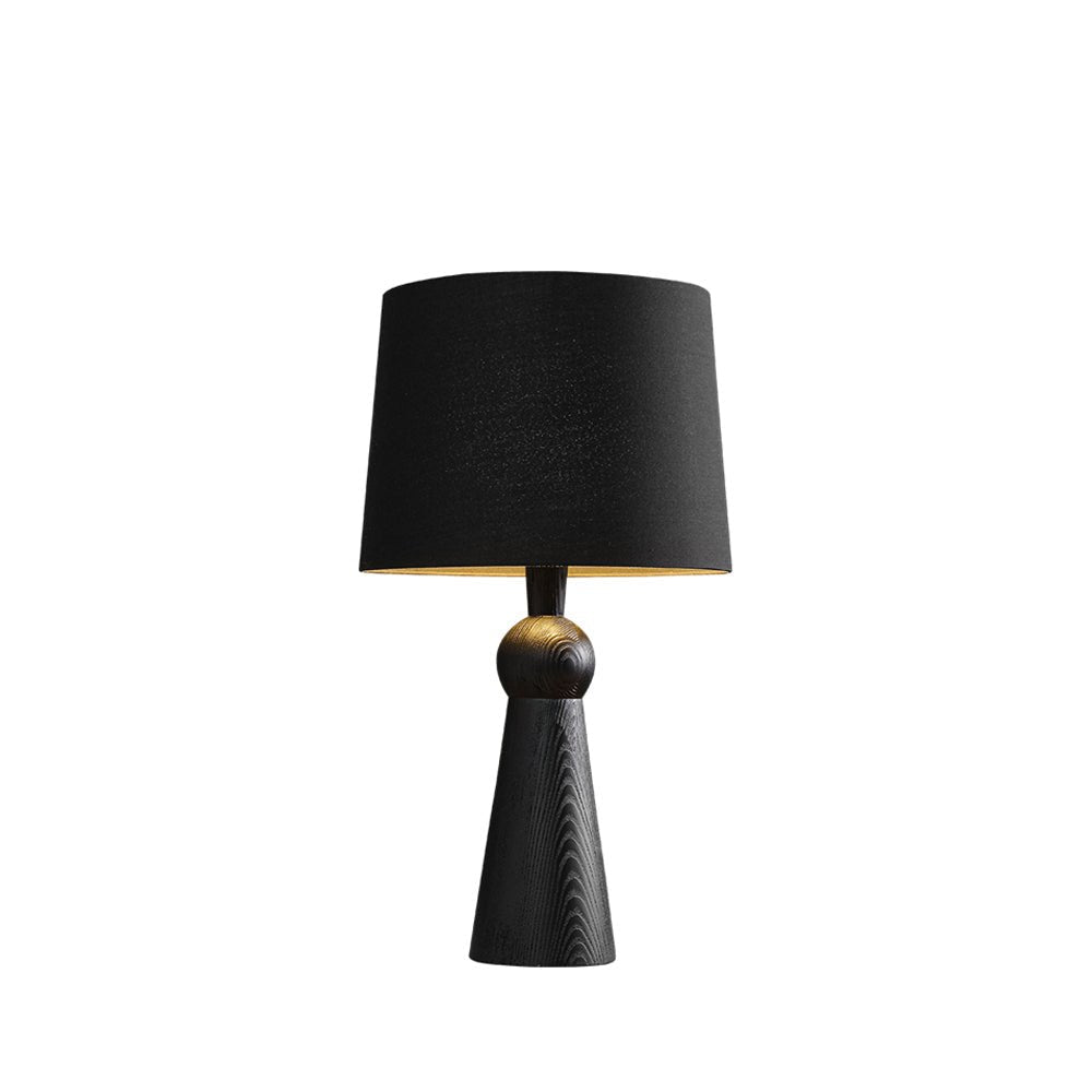 Lioria Lampe de Table en Bois Et Tissu