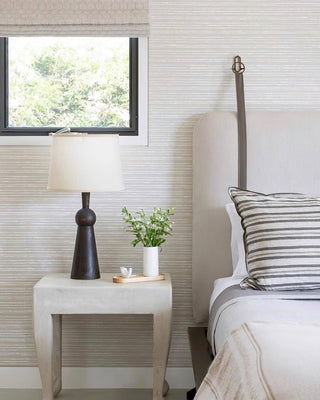 Lioria Lampe de Table en Bois Et Tissu