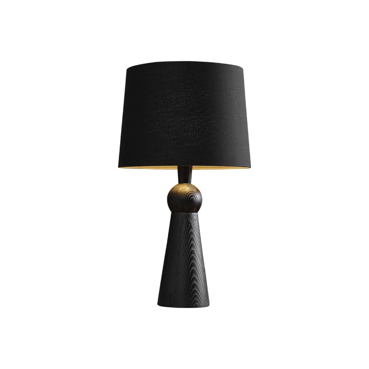 Lioria Lampe de Table en Bois Et Tissu