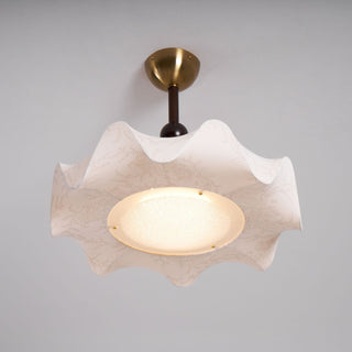 Avlorus Lampe Plafonnier Traditionnelle Premium Élégance Bois Tissu