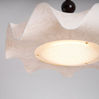 Avlorus Lampe Plafonnier Traditionnelle Premium Élégance Bois Tissu