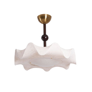Avlorus Lampe Plafonnier Traditionnelle Premium Élégance Bois Tissu