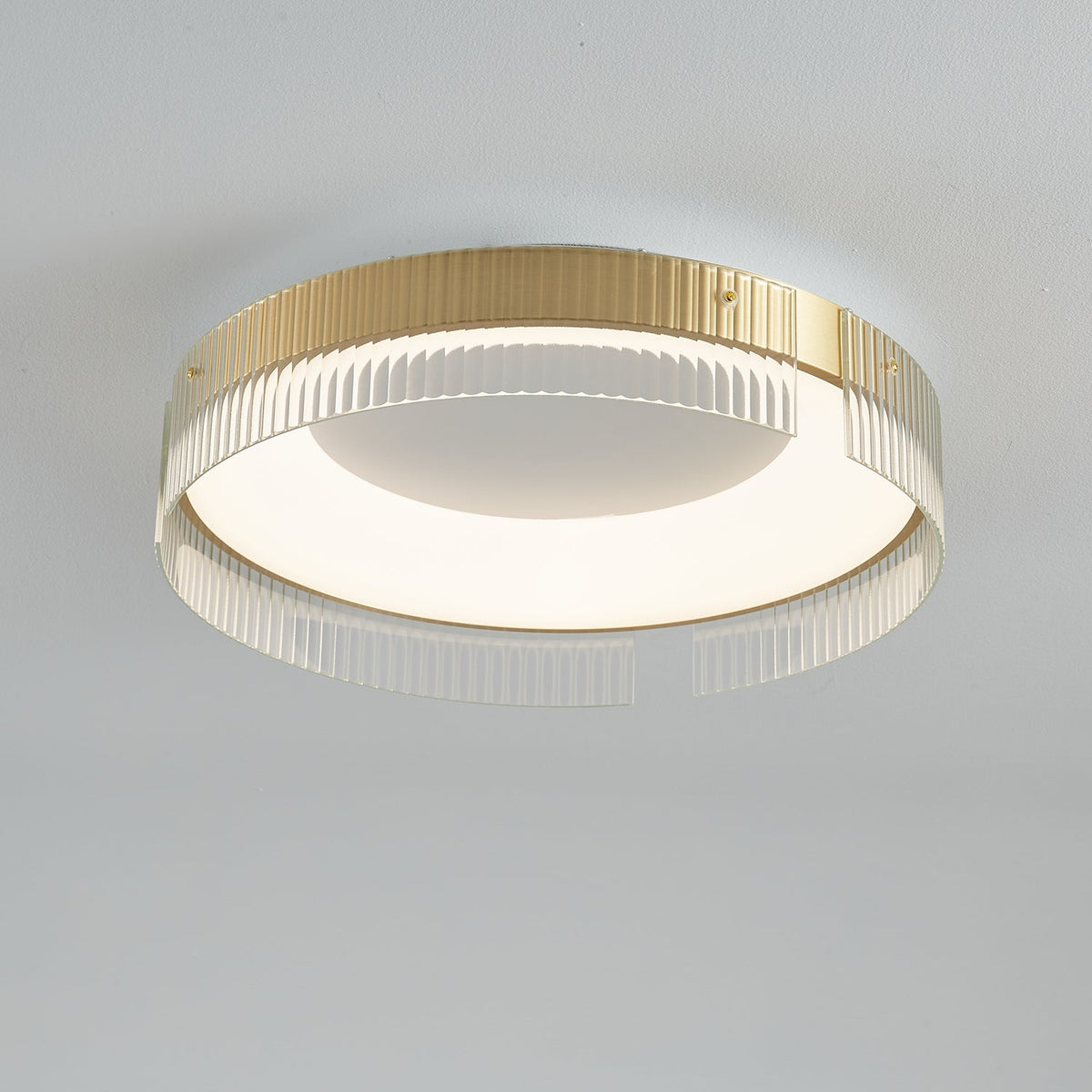 Roselise Plafonnier Minimaliste en Laiton