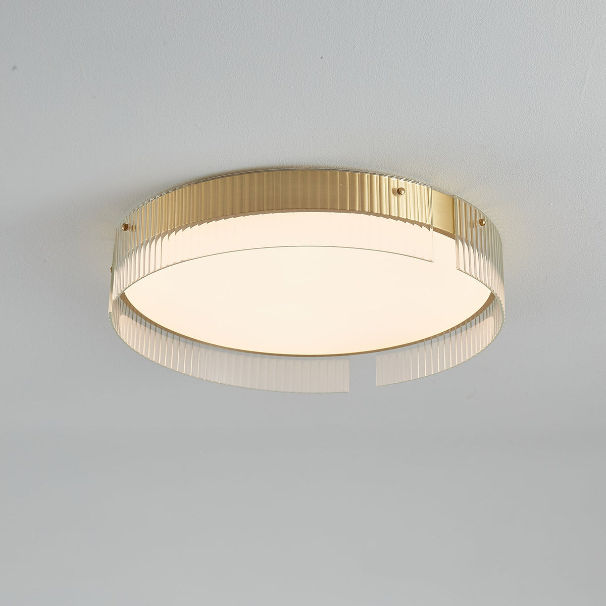Roselise Plafonnier Minimaliste en Laiton