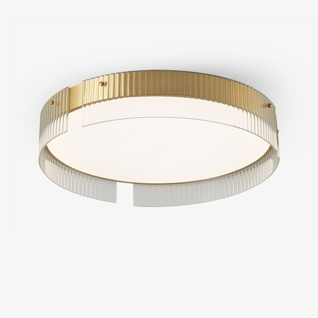 Roselise Plafonnier Minimaliste en Laiton