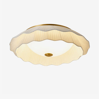 Belle Epoque Pleated Ceiling Light-Neutral Decor