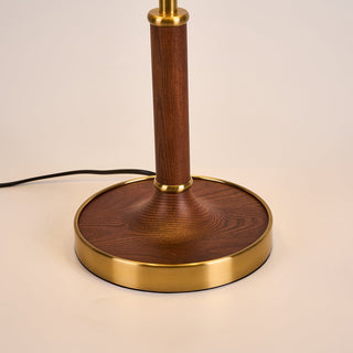Axiain Lampe de Table en Bois Et Tissu