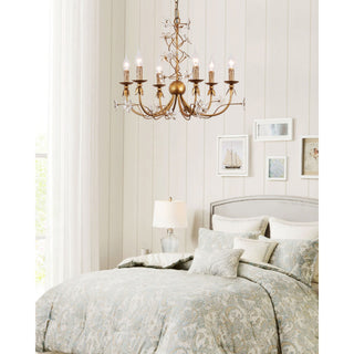 Ornuvyu Postmodern Luxe Clair Métal Cristal Lustre