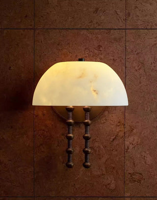 Bellini Alabaster Sconce-Neutral Decor
