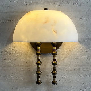 Bellini Alabaster Sconce-Neutral Decor
