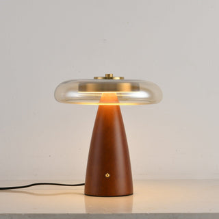 Mushroom Retro Glass Table Lamp-Neutral Decor