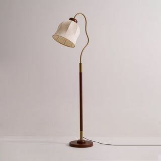 Elveielle Lampadaire en Bois Classique