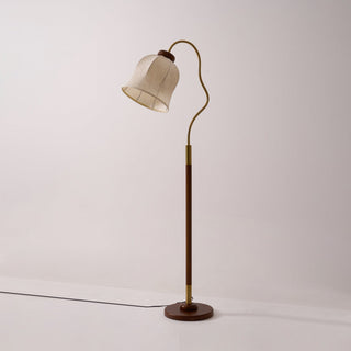 Elveielle Lampadaire en Bois Classique