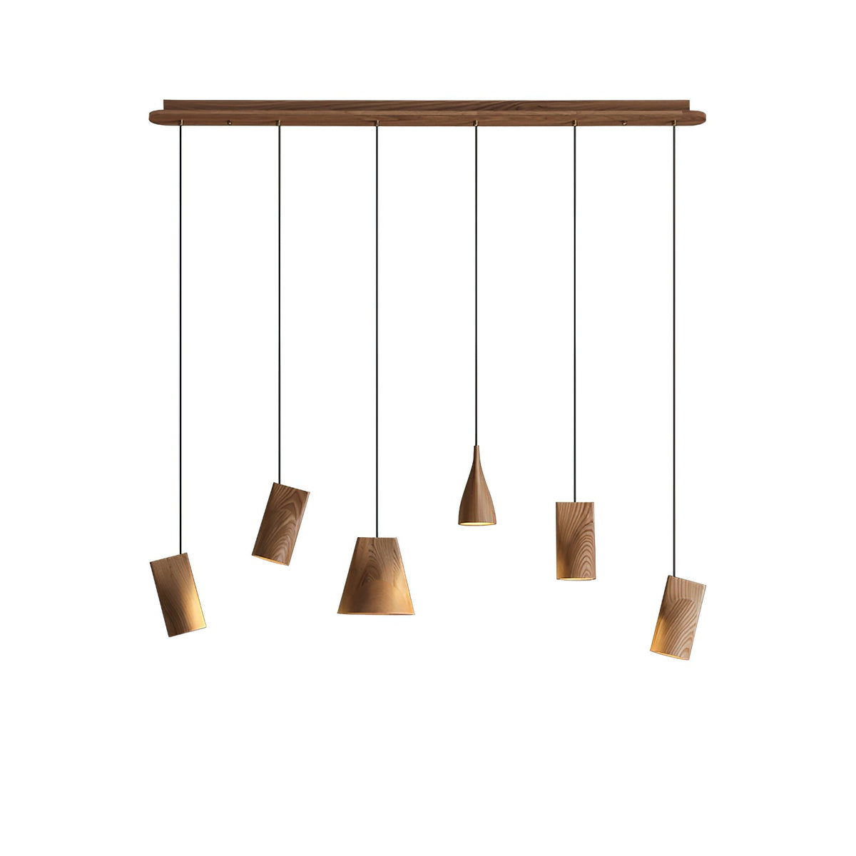 Ivarara Suspension Bois Asymétrique