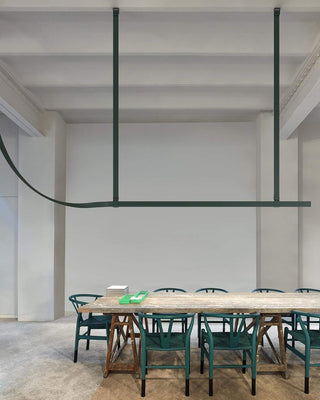 Arcadia Suspension Moderne en Cuir-Luire