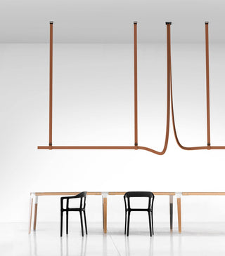 Arcadia Suspension Moderne en Cuir-Luire