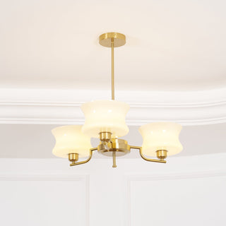Lustra Lustre en Verre Vintage Doré Naturel