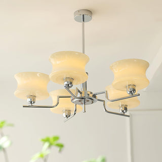 Lustra Lustre en Verre Vintage Doré Naturel