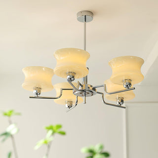 Lustra Lustre en Verre Vintage Doré Naturel