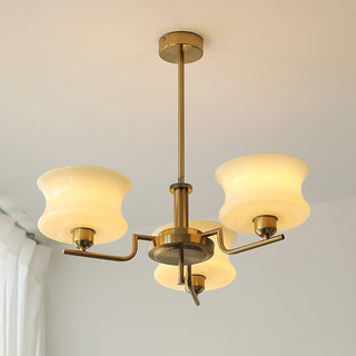 Lustra Lustre en Verre Vintage Doré Naturel