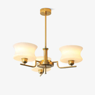 Lustra Lustre en Verre Vintage Doré Naturel