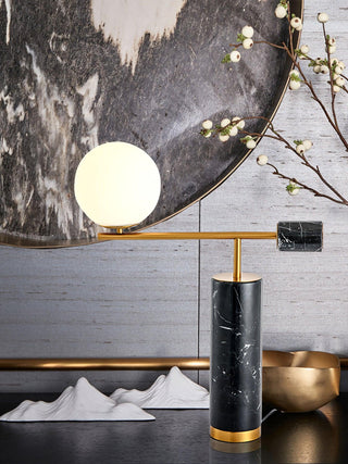 Eurrinion Lampe de Table en Marbre à Équilibre