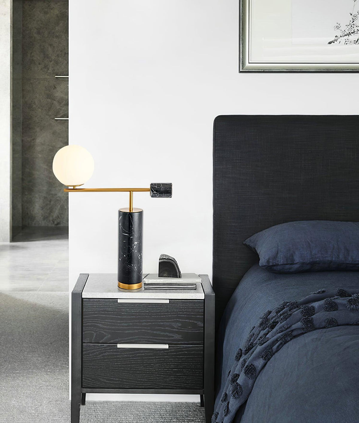 Eurrinion Lampe de Table en Marbre à Équilibre