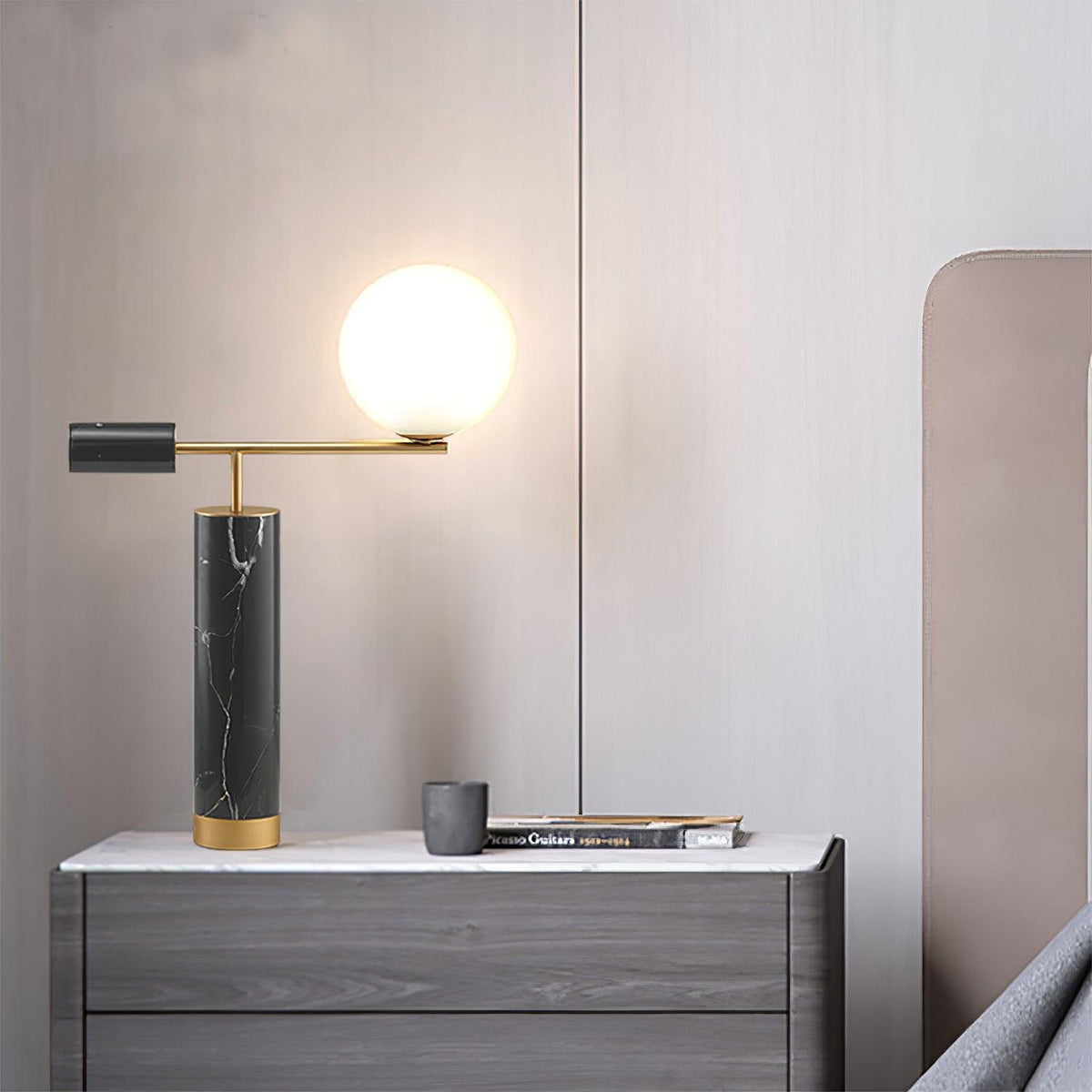 Eurrinion Lampe de Table en Marbre à Équilibre