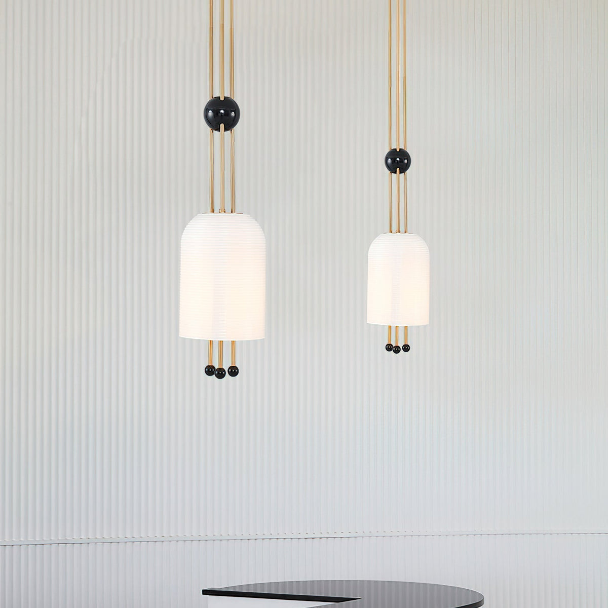Nororia Suspension en Verre Élégance Traditionnelle