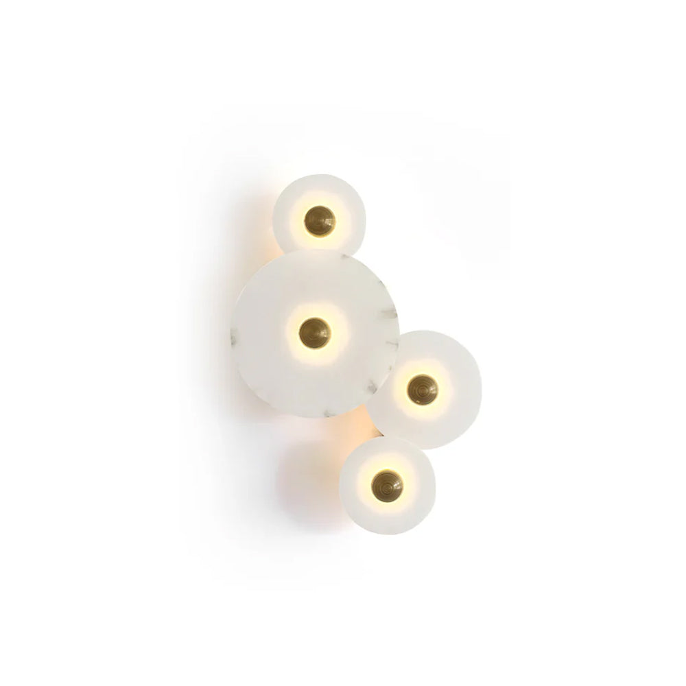Slender Wall Lamp Alabaster Modern Minimalist-Neutral Decor