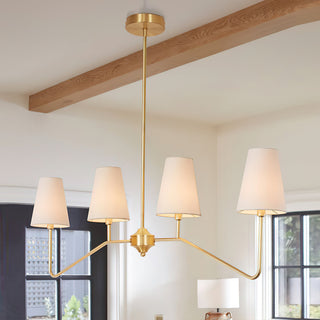 Avvenora Suspension Vintage Industrielle en Laiton et Tissu