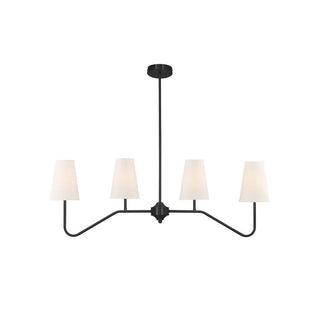 Lustra Lustre Laiton Courbé Beige Linéaire