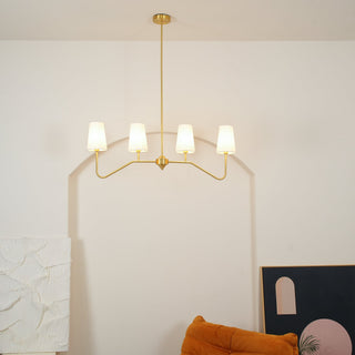 Avvenora Suspension Vintage Industrielle en Laiton et Tissu