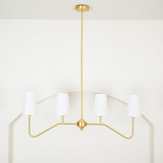 Avvenora Suspension Vintage Industrielle en Laiton et Tissu