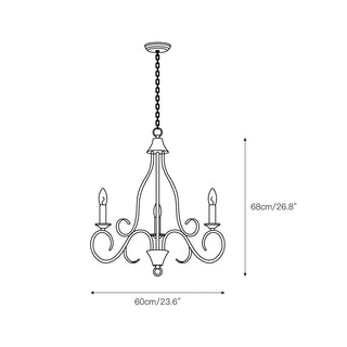 Dvaluvyu Ancien Industriel Métal Lustre