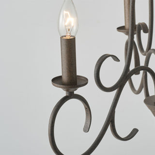 Dvaluvyu Ancien Industriel Métal Lustre