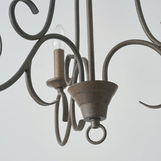 Dvaluvyu Ancien Industriel Métal Lustre