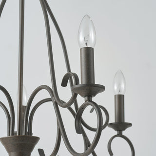 Dvaluvyu Ancien Industriel Métal Lustre