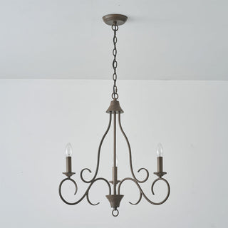 Dvaluvyu Ancien Industriel Métal Lustre