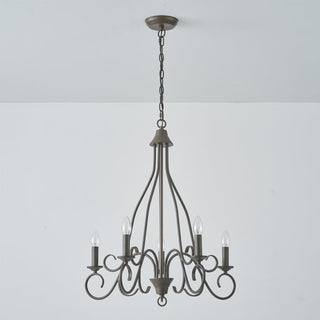 Dvaluvyu Ancien Industriel Métal Lustre