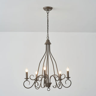 Dvaluvyu Ancien Industriel Métal Lustre