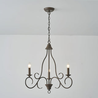 Dvaluvyu Ancien Industriel Métal Lustre