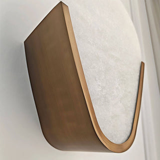 Bernina Applique Murale en Albâtre