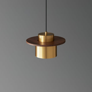 Aurora Lustre Suspendu Industriel En Laiton