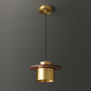 Aurora Lustre Suspendu Industriel En Laiton